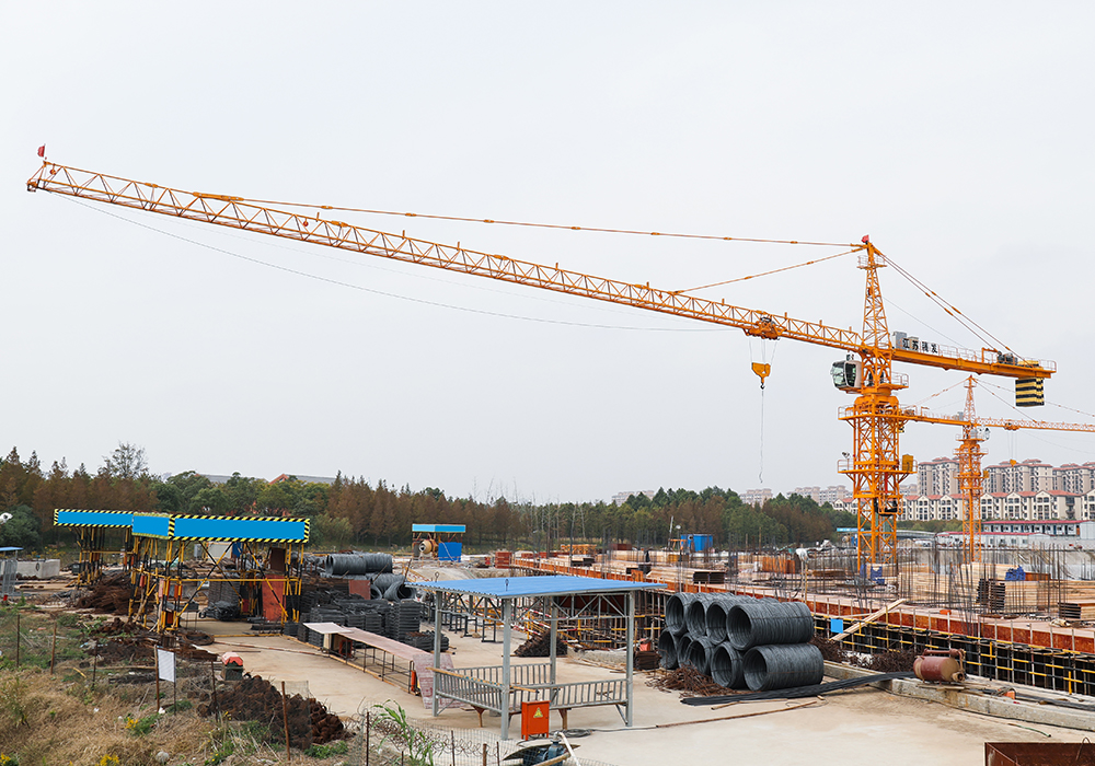 QTZ125 (6015) Topkit Construction Tower Crane 10T ظرفیت بار